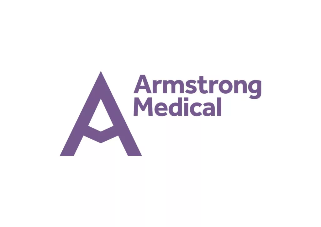 Armstrong Medical logo in Purple